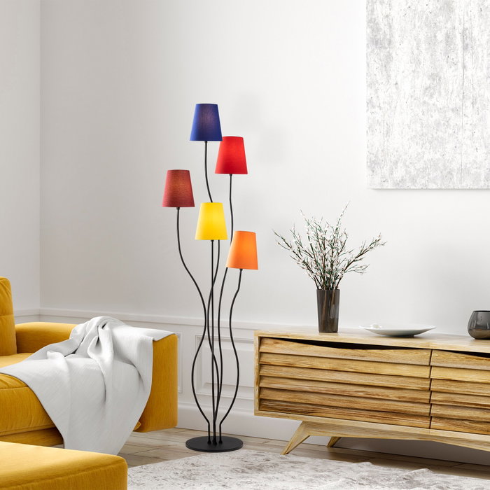 Opviq Lámpara de pie Bonibon - 13232 Multicolor